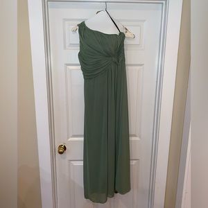 Olive Green Bridesmaids Dress